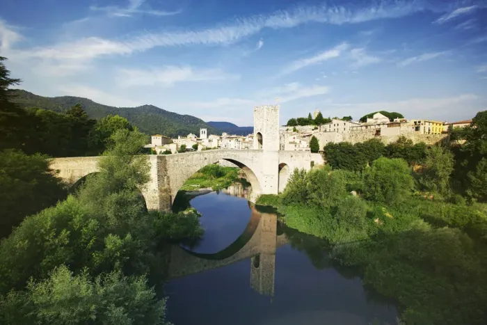 Framed Print : Pont de Besalu Framed Print : Pont de Besalu