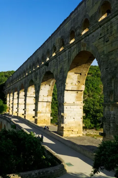 Framed Print : Pont Du Gard, Roman Bridge, Nimes, France Framed Print : Pont Du Gard, Roman Bridge, Nimes, France