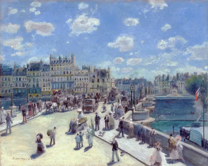 Framed Print : Pont Neuf, Paris By Renoir