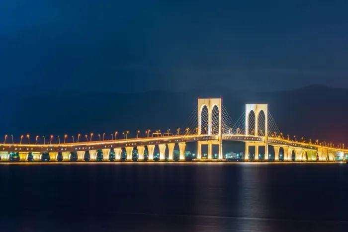 Framed Print : Pont de sai van (Sai Van Bridge), Macau Framed Print : Pont de sai van (Sai Van Bridge), Macau