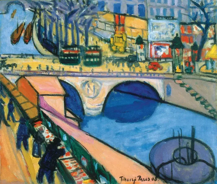 Framed Print : The Pont Saint-Michel In Paris Framed Print : The Pont Saint-Michel In Paris