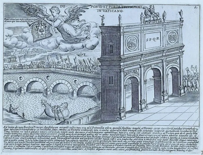 Framed Print : Ponte Trifonale in epoca romana, historical Rome, Italy, 1625, Rome, digital reproduction of an 18th century original, original date not known Framed Print : Ponte Trifonale in epoca romana, historical Rome, Italy, 1625, Rome, digital reproduction of an 18th century original, original date not known