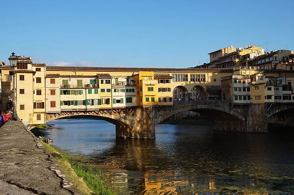 Ponte Vecchio Bridge in the Sunshine, Florence, Italy