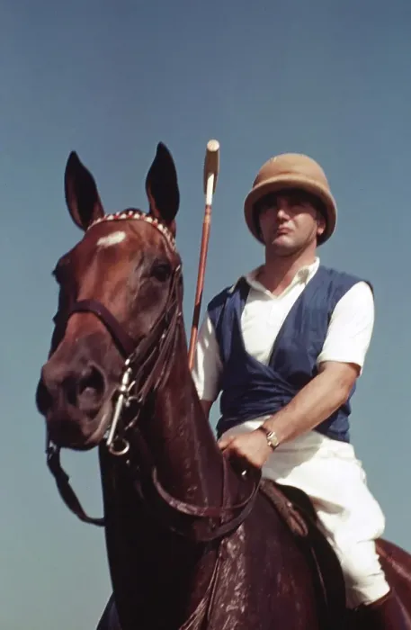 Framed Print : PONY CLUB. UNIONVILLE, PA - CIRCA 1958: A rider poses on his polo pony Framed Print : PONY CLUB. UNIONVILLE, PA - CIRCA 1958: A rider poses on his polo pony