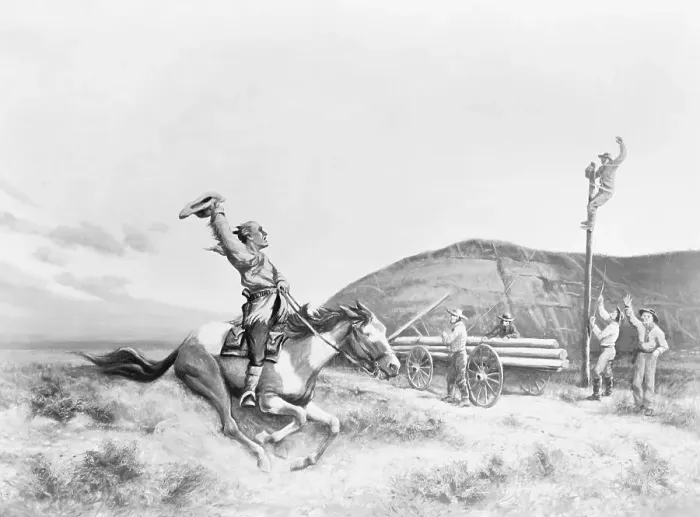 Framed Print : Pony Express Rider Framed Print : Pony Express Rider