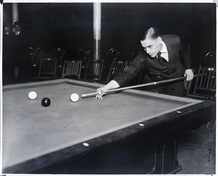 Framed Print : Pool Player Leaning Over To Take Shot Framed Print : Pool Player Leaning Over To Take Shot