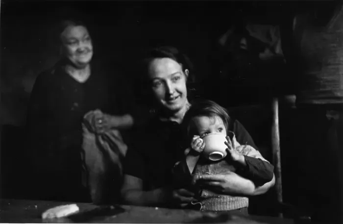 Framed Print : Poor Family Framed Print : Poor Family