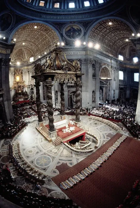 Framed Print : Pope Blessing Bishops During a Ceremony Framed Print : Pope Blessing Bishops During a Ceremony