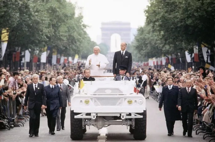 Framed Print : Pope and French President Framed Print : Pope and French President