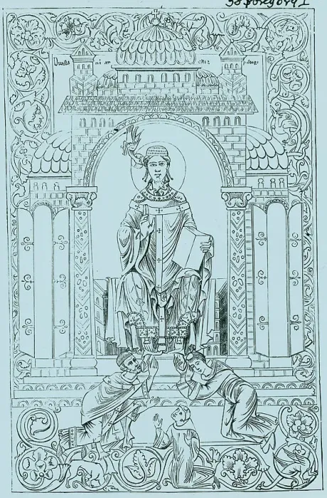 Framed Print : Pope Gregory I and Others