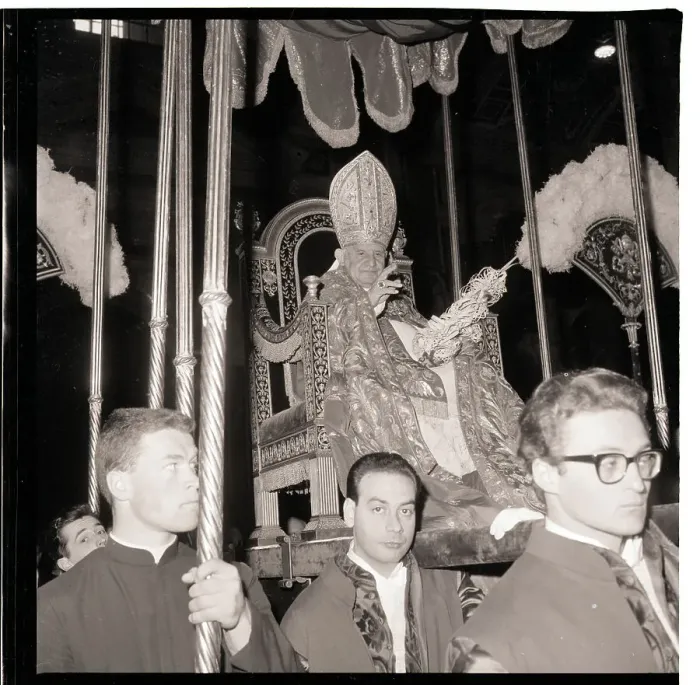 Framed Print : Pope Imparts Blessing on Palm Sunday Framed Print : Pope Imparts Blessing on Palm Sunday