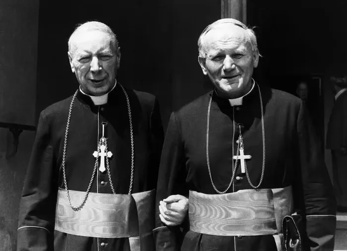 Framed Print : Pope John Paul II and Cardinal Stefan Wyszynsk Framed Print : Pope John Paul II and Cardinal Stefan Wyszynsk