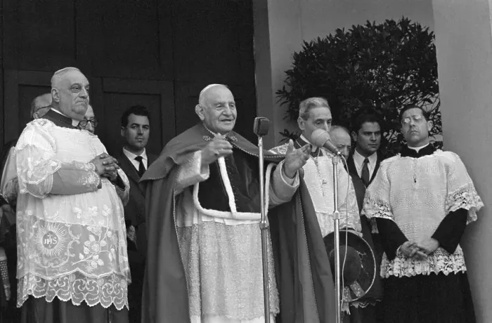 Framed Print : Pope John XXIII Speaking Framed Print : Pope John XXIII Speaking