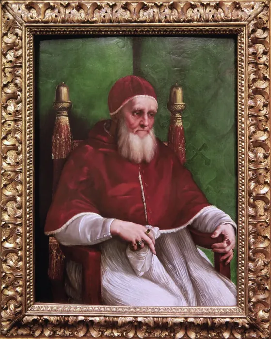Framed Print : Pope Julius II by Raphael Framed Print : Pope Julius II by Raphael