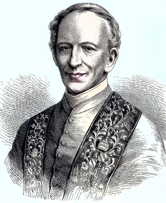 Framed Print : Pope Leo XIII, born Vincenzo Gioacchino Pecci, 2 March 1810, 20 July 1903, was Pope of the Roman Catholic Church from 1878 to 1903, Italy, reproduction of an image, woodcut from the year 1881, digitally improved, historical, Pope Leo XIII Framed Print : Pope Leo XIII, born Vincenzo Gioacchino Pecci, 2 March 1810, 20 July 1903, was Pope of the Roman Catholic Church from 1878 to 1903, Italy, reproduction of an image, woodcut from the year 1881, digitally improved, historical, Pope Leo XIII