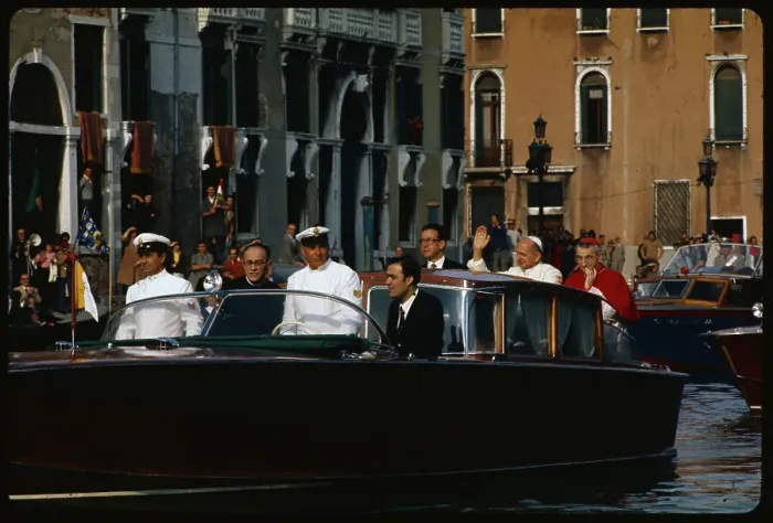 Framed Print : Pope Paul VI Blessing Crowd Framed Print : Pope Paul VI Blessing Crowd