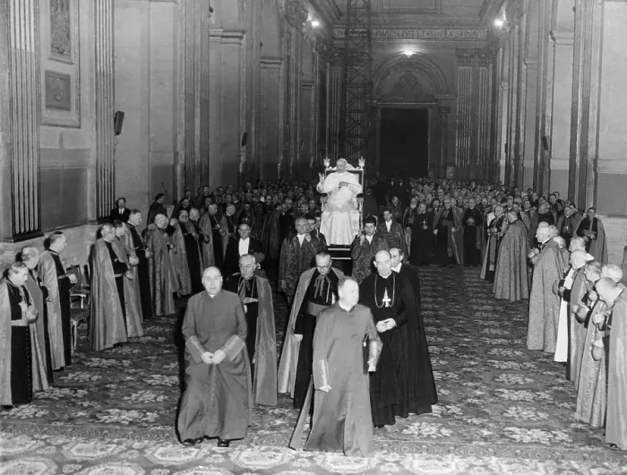 Framed Print : Pope Pius During Ceremony Framed Print : Pope Pius During Ceremony