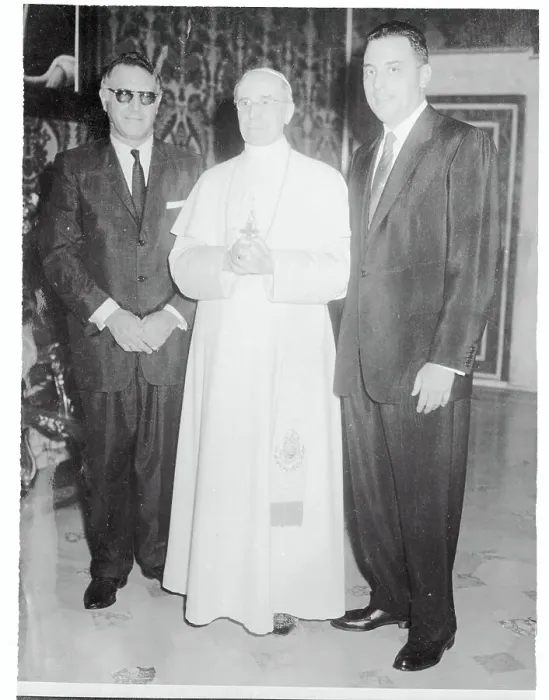 Framed Print : Pope Pius XII Welcomes United States Secretary of State to the Vatican Framed Print : Pope Pius XII Welcomes United States Secretary of State to the Vatican