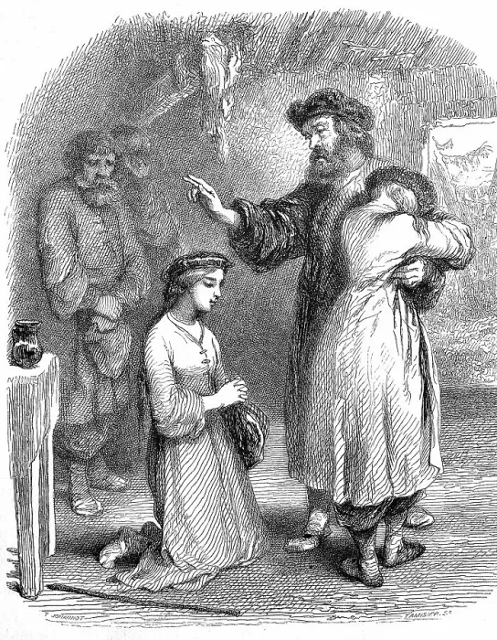 Framed Print : Pope in Siberia blesses and comforts the family, Russia, Historic, digital reproduction of an original 19th century original Framed Print : Pope in Siberia blesses and comforts the family, Russia, Historic, digital reproduction of an original 19th century original