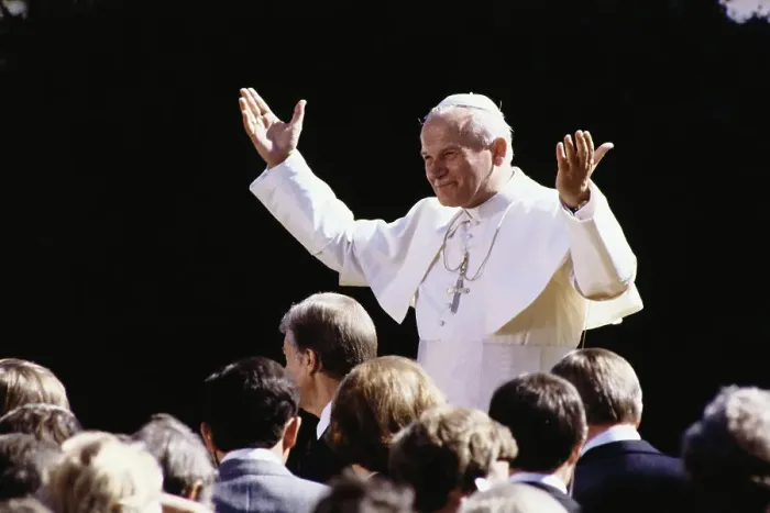 Framed Print : Pope at the White House