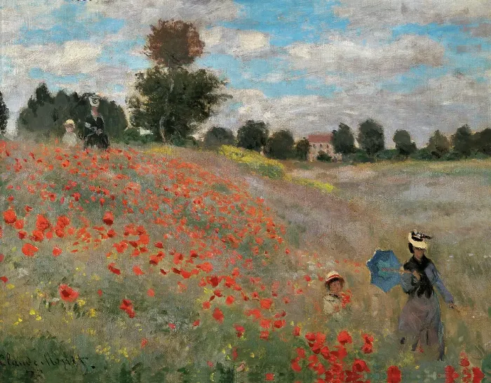 Framed Print : The Poppy Field, by Claude Monet, 1873, 19th Century, oil on canvas, 50 x 65 cm Framed Print : The Poppy Field, by Claude Monet, 1873, 19th Century, oil on canvas, 50 x 65 cm
