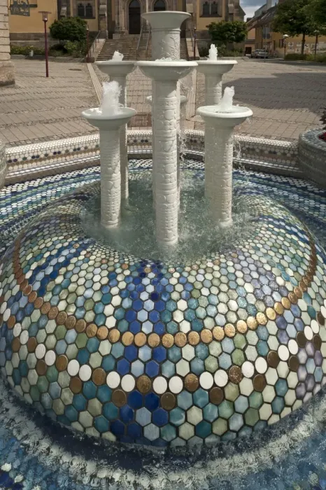 Framed Print : Porcelain fountain, Selb, Upper Franconia, Bavaria, Germany Framed Print : Porcelain fountain, Selb, Upper Franconia, Bavaria, Germany