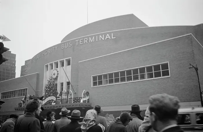 Framed Print : Port Authority Bus Terminal
