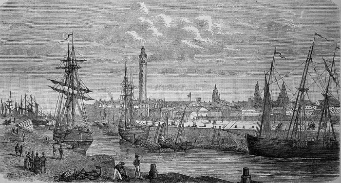 Framed Print : The Port of Calais, Hauts-de-France Region, France, in 1880, Historic, Digital Reproduction of an Original 19th century Artwork Framed Print : The Port of Calais, Hauts-de-France Region, France, in 1880, Historic, Digital Reproduction of an Original 19th century Artwork