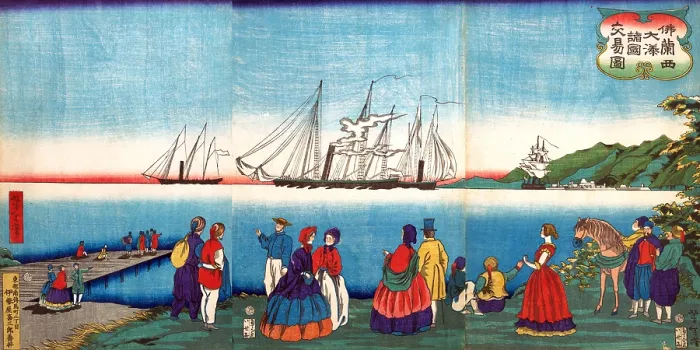 Framed Print : Port in France