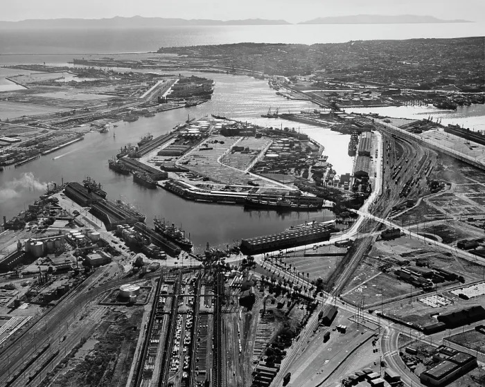 Framed Print : Port Of Los Angeles
