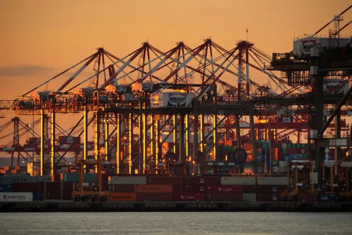 Framed Print : Port Terminal Framed Print : Port Terminal