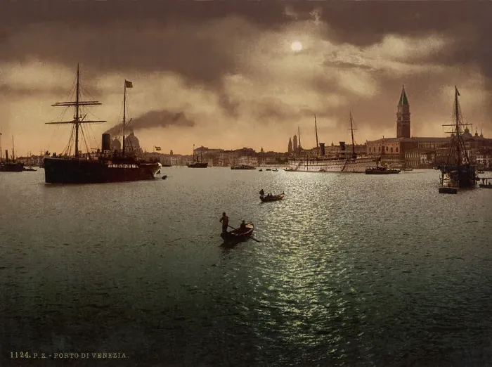 Framed Print : Port of Venice, Italy Framed Print : Port of Venice, Italy