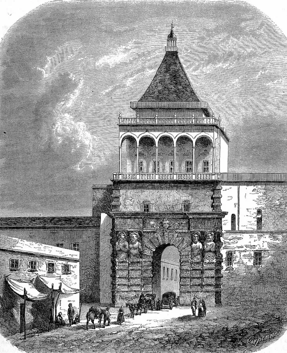Framed Print : Porta Nuova in Palermo in 1880, Sicily, Italy, Historic, digitally restored reproduction of an original 19th century painting Framed Print : Porta Nuova in Palermo in 1880, Sicily, Italy, Historic, digitally restored reproduction of an original 19th century painting