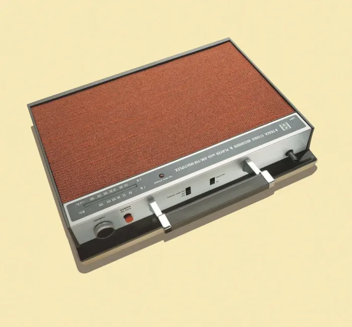 Framed Print : Portable Radio