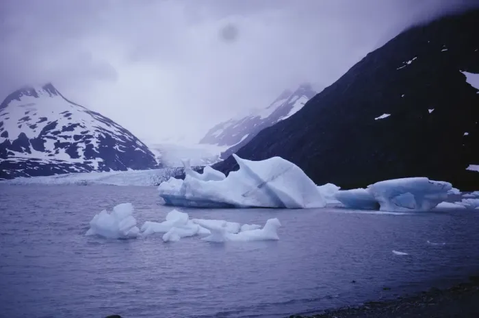 Framed Print : Portage Glacier