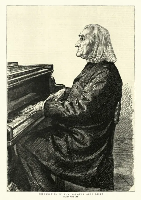 Framed Print : Portait of Franz Liszt a Hungarian composer, virtuoso pianist, 1886 Framed Print : Portait of Franz Liszt a Hungarian composer, virtuoso pianist, 1886
