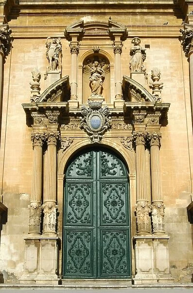 Portal Cathedral San Giovanni Ragusa Italy