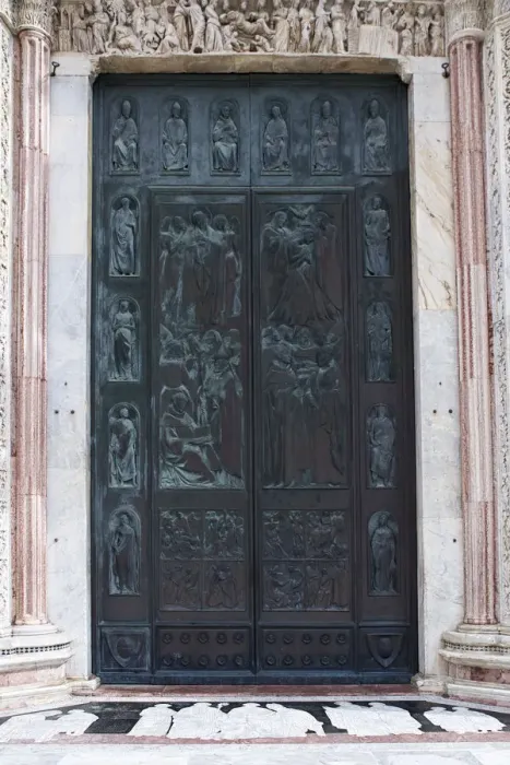 Framed Print : Portal, Siena Cathedral, Italy Framed Print : Portal, Siena Cathedral, Italy
