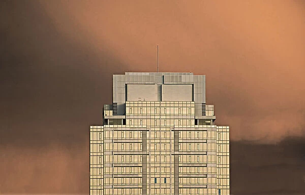 Portland Skyscraper at Dusk