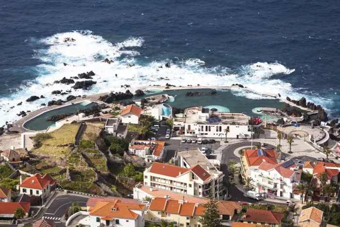 Framed Print : Porto Moinz with a sea water swimming pool, Lanceiros, Porto Moniz, Madeira, Portugal Framed Print : Porto Moinz with a sea water swimming pool, Lanceiros, Porto Moniz, Madeira, Portugal