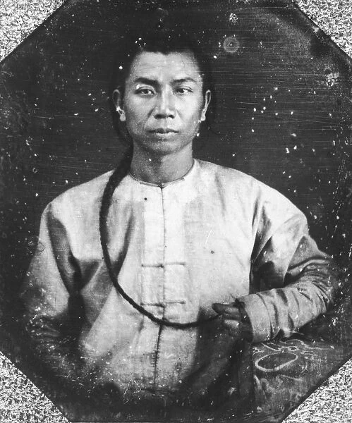 Portrait. A Portrait of a Chinese Male in Oakland, California circa 1888