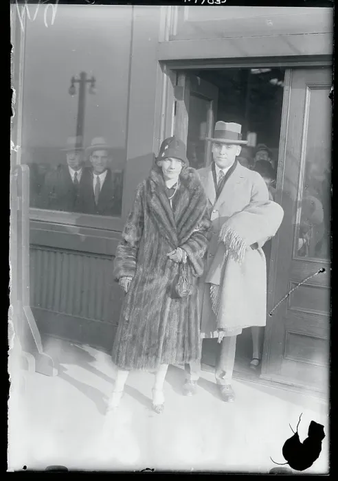 Framed Print : Portrait of Abby Rockefeller and David Milton Framed Print : Portrait of Abby Rockefeller and David Milton