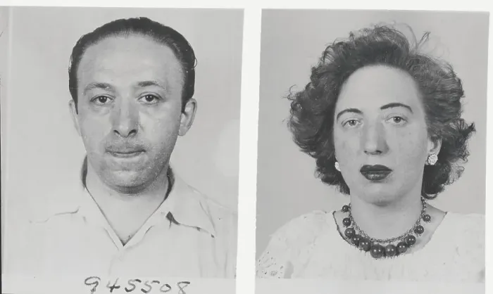 Framed Print : Portrait of Abraham Brothman and Partner After Their Arrest