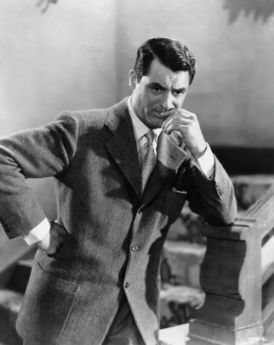Framed Print : Portrait of Actor Cary Grant in Pensive Pose Framed Print : Portrait of Actor Cary Grant in Pensive Pose
