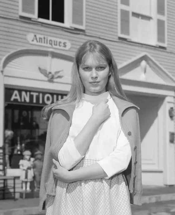 Framed Print : Portrait of Actress Mia Farrow of Television's Peyton Place Framed Print : Portrait of Actress Mia Farrow of Television's Peyton Place
