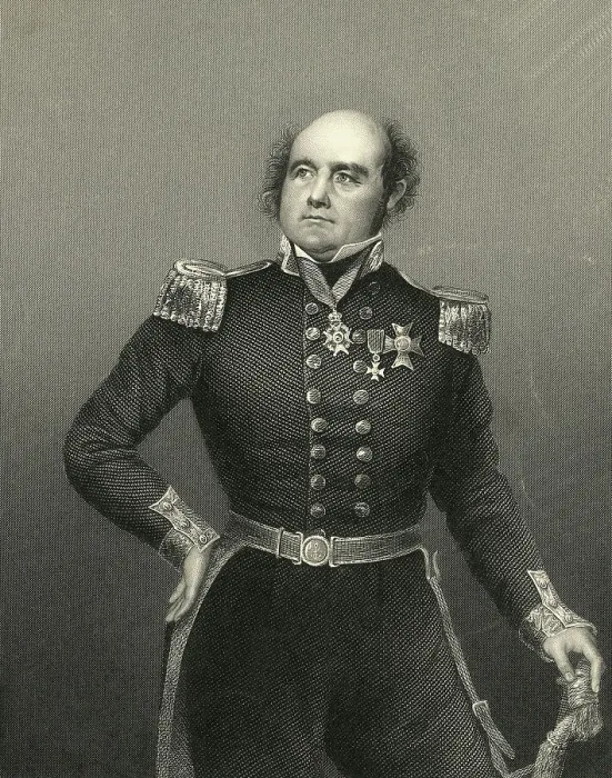 Framed Print : Portrait of Admiral Sir John Franklin