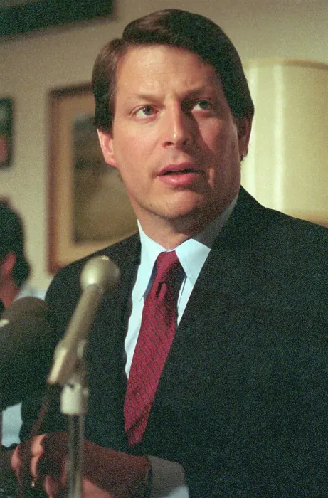 Framed Print : Portrait of Al Gore Framed Print : Portrait of Al Gore