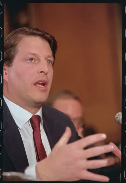 Framed Print : Portrait of Al Gore Framed Print : Portrait of Al Gore