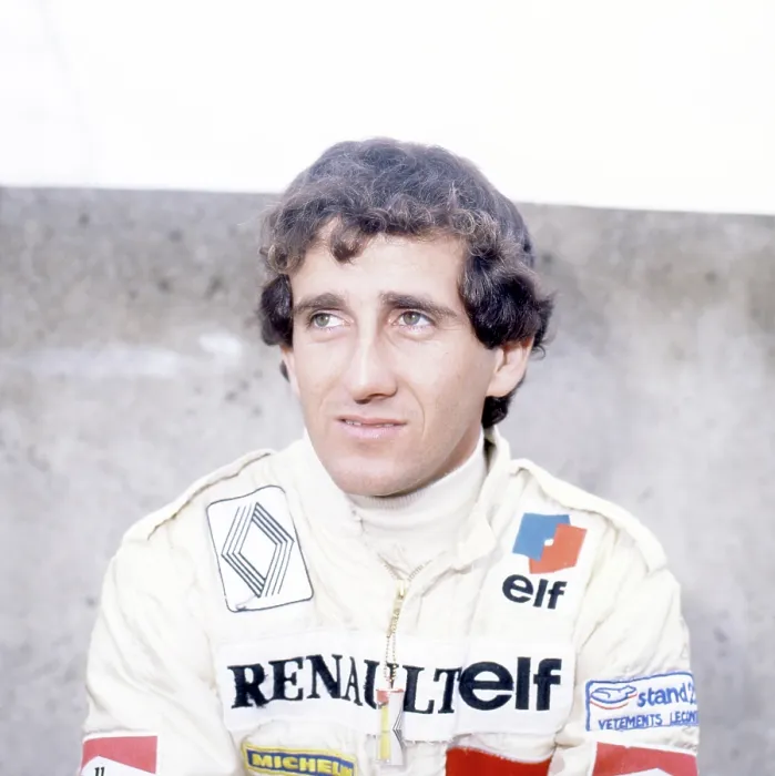 Framed Print : Portrait Of Alain Prost Framed Print : Portrait Of Alain Prost