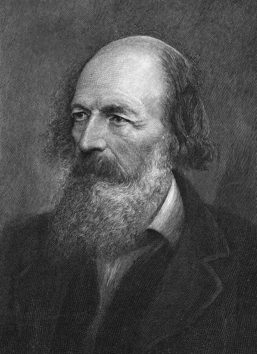 Framed Print : Portrait of Alfred Lord Tennyson